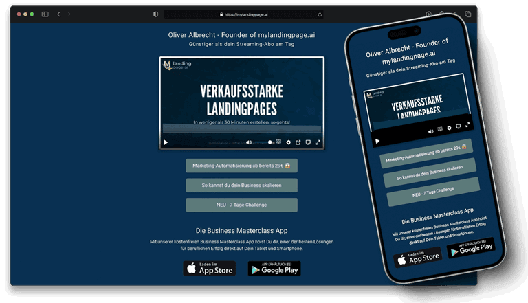 Landingpages mit wenigen Klicks erstellen und automatisieren