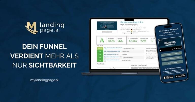 mehrsprachige Landingpages & Funnel-Builder von mylandingpage.ai